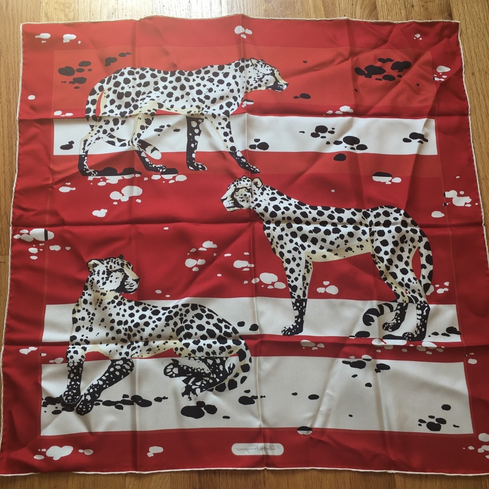 Salvatore Ferragamo vintage silk scarf